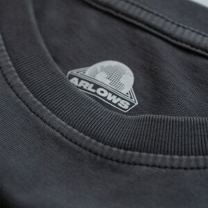 Arlows T-Shirt "Wings" Washed Grey L