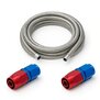 Arlows Stahlflex Schlauchset Dash 12 blau, 1 m, 2x gerade