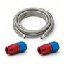 Arlows PTFE Stahlflex Set Dash 3 blau, 1 m, 2x gerade