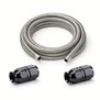 Arlows PTFE Stahlflex Set Dash 4 schwarz, 1 m, 2x gerade