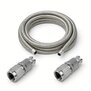 Arlows PTFE Stainless Set Dash 3, PTFE braided hose, 1 m, 2x straight