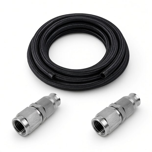 Arlows PTFE Edelstahl Set Dash 3, PTFE-Nylon-Stahlflex, 1...