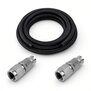 Arlows PTFE Stainless Set Dash 3, PTFE nylon braided hose, 1 m, 2x straight