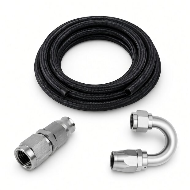 Arlows PTFE Stainless Set Dash 3, PTFE nylon braided...
