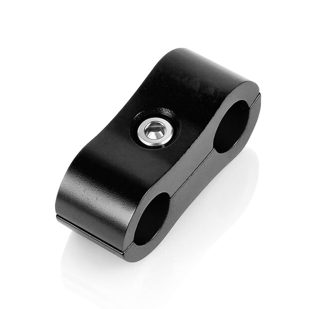 Arlows Alu �11,40mm Dash 4 Schwarz Schlauchf�hrung 2-fach...